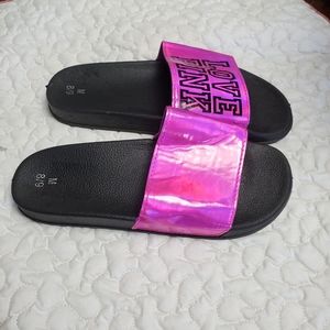Pink slides sz 8/9
